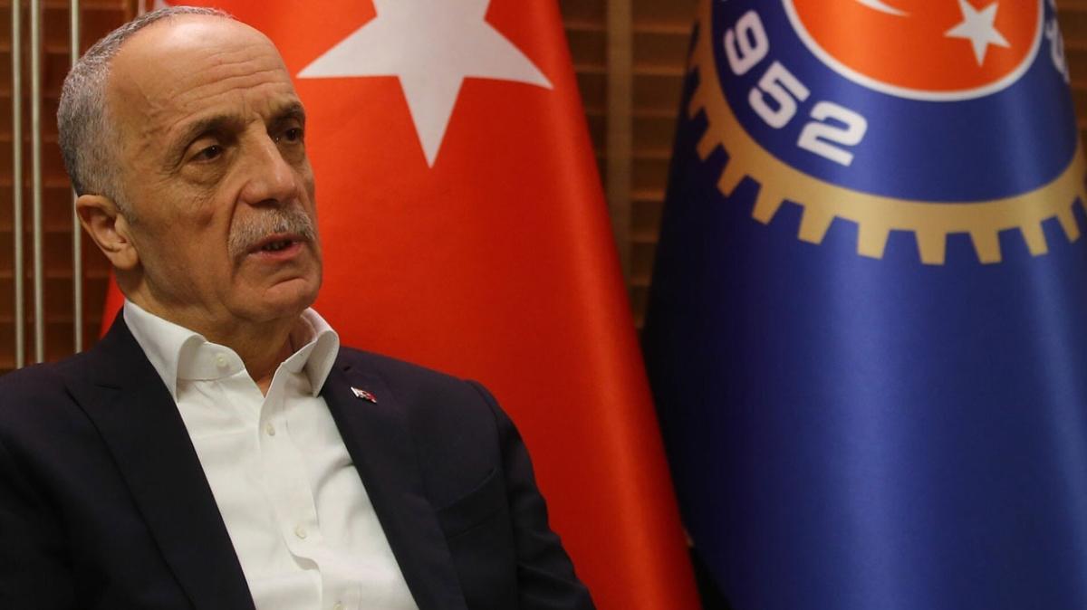 Türk-İş Genel Başkanı Atalay: "Dar gelirli, fiyatların aynı hızda düşmesini bekliyor"