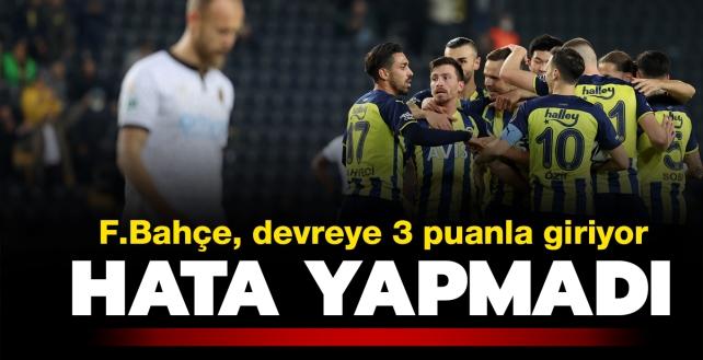 Araya moralli girdi | Maç sonucu: Fenerbahçe-Öznur Kablo Yeni Malatyaspor