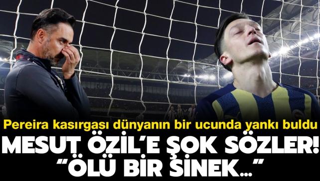 Fenerbahçe'de Vitor Pereira kasırgası: Mesut Özil için şok sözler!