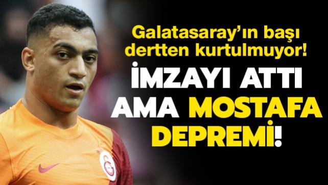 mzay att ama Mostafa Mohamed depremi! Galatasaray'n ba dertten kurtulmuyor