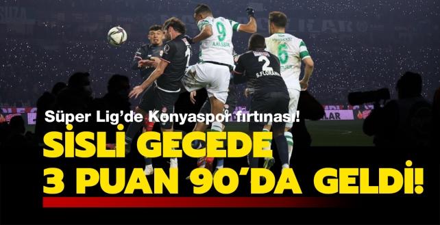 Sisli gecede 3 puan 90'da geldi! Maç sonucu: İttifak Holding Konyaspor-Beşiktaş: 1-0