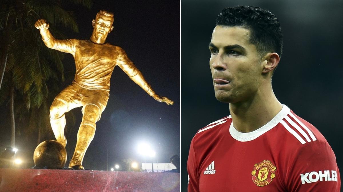 ‘Samir Naik varken neden Cristiano Ronaldo!' Bir heykel koca ülkeyi ikiye böldü
