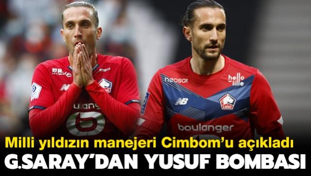 Galatasaray transferde bombayı patlatıyor! Yusuf Yazıcı'nın menajeri açıkladı