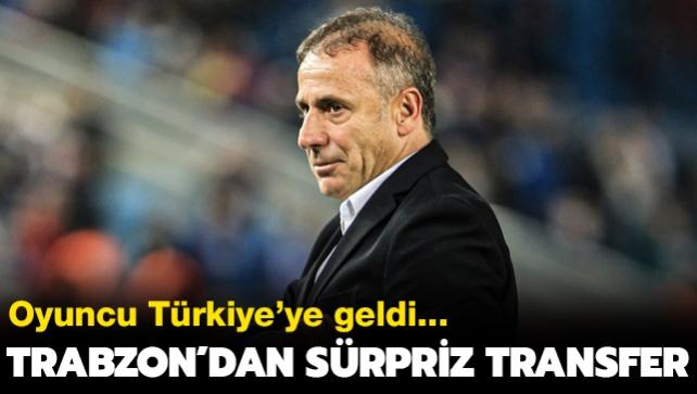 Trabzonspor'dan srpriz transfer! Trkiye'ye geldi imzay atyor