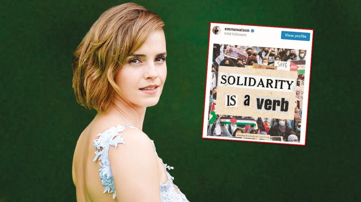 Harry Potter'in Hermoine'si Emma Watson'n Filistin paylam takdir kazand!