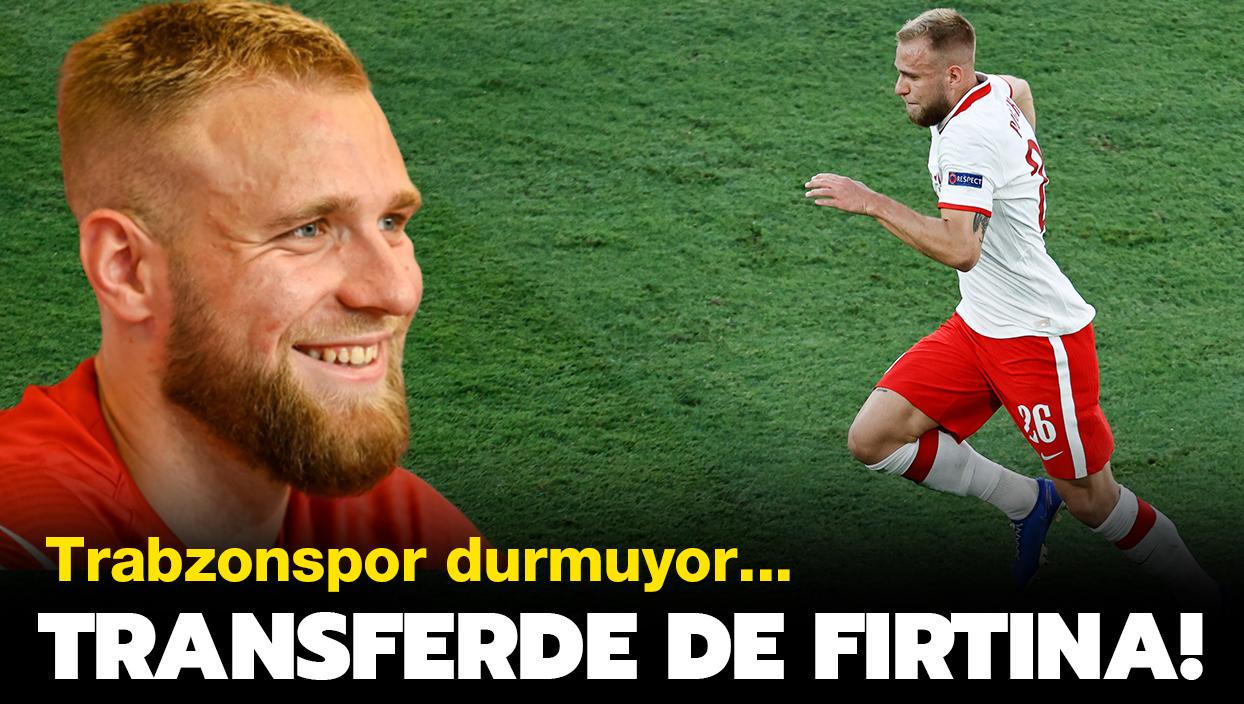 Tymoteusz Puchacz Trabzonspor'da! Edin Visca'nn ardndan bir transfer daha...