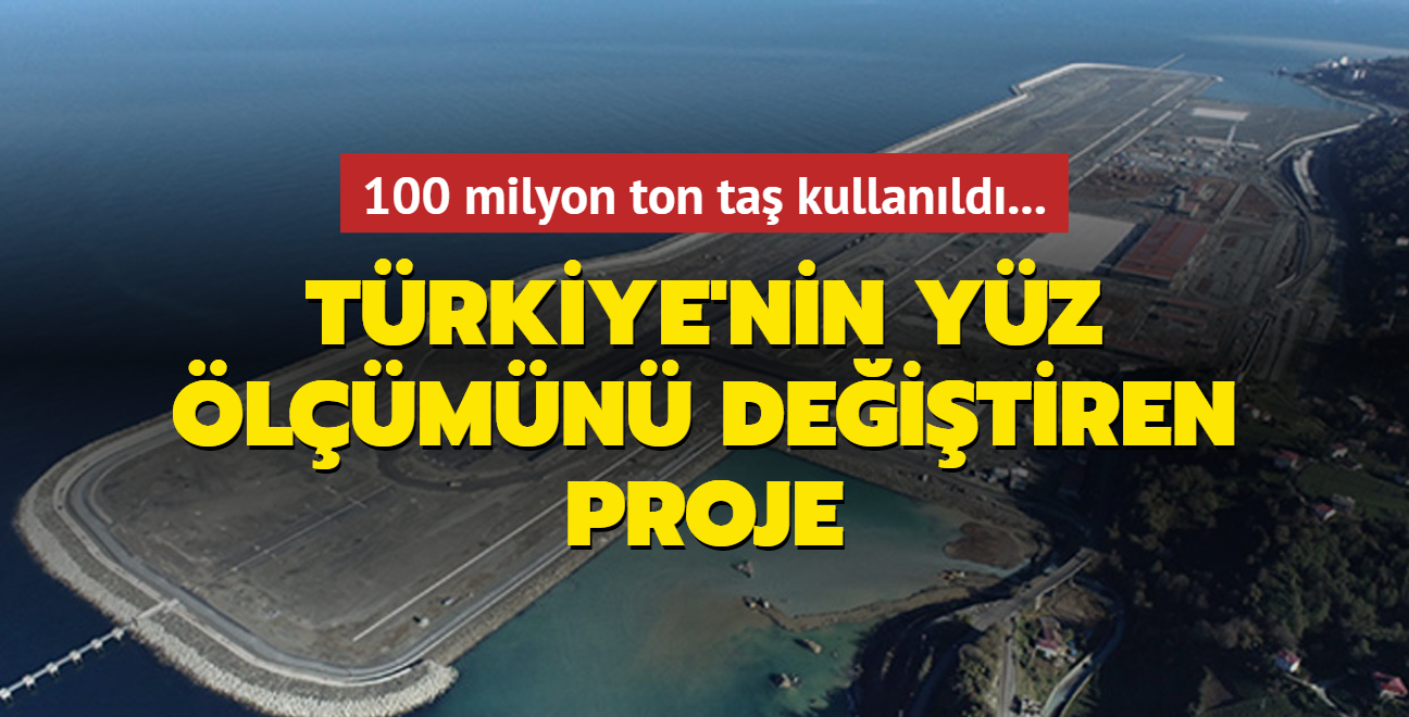 100 milyon ton taş kullanıldı... Türkiye'nin yüz ölçümünü değiştiren proje!