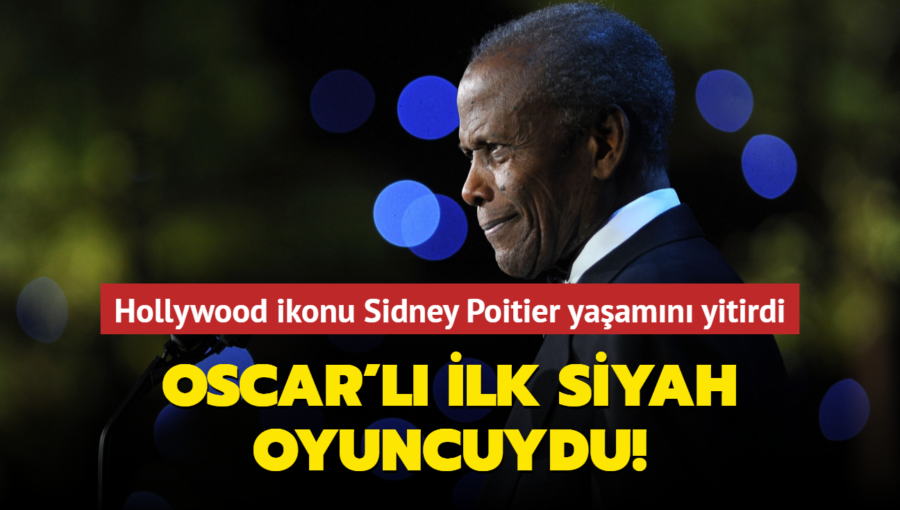 Oscar'l ilk siyah oyuncu Sidney Poiter yaamn yitirdi!
