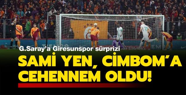 Ali Sami Yen, Cimbom'a cehennem oldu! Maç sonucu: Galatasaray 0-1 GZT Giresunspor