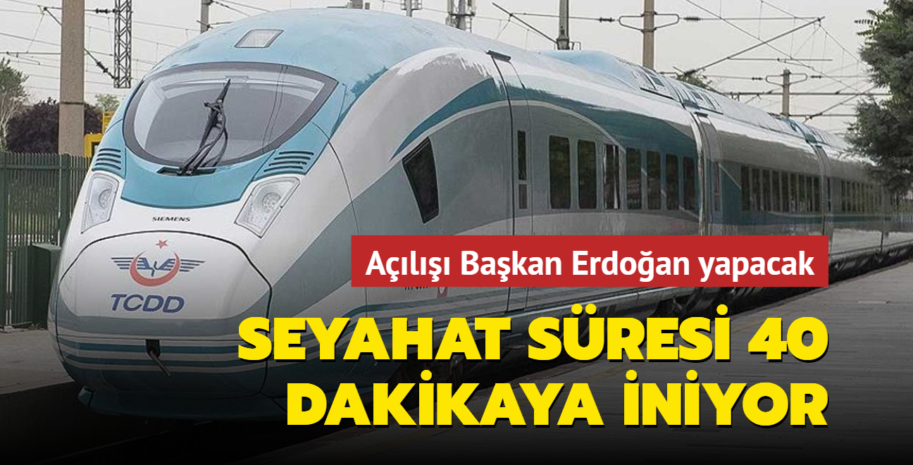 Konya-Karaman Hzl Tren Hatt alyor... Sre 40 dakikaya iniyor