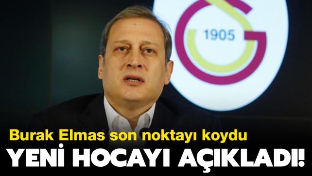 Galatasaray'daki olaylı Fatih Terim ayrılığı sonrası Burak Elmas'tan yeni hoca açıklaması: Domenec Torret ile anlaştık