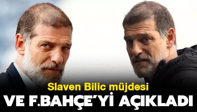 Ve Slaven Bilic Fenerbahçe'yi açıkladı! Joachim Löw ve Niko Kovac olmamıştı...