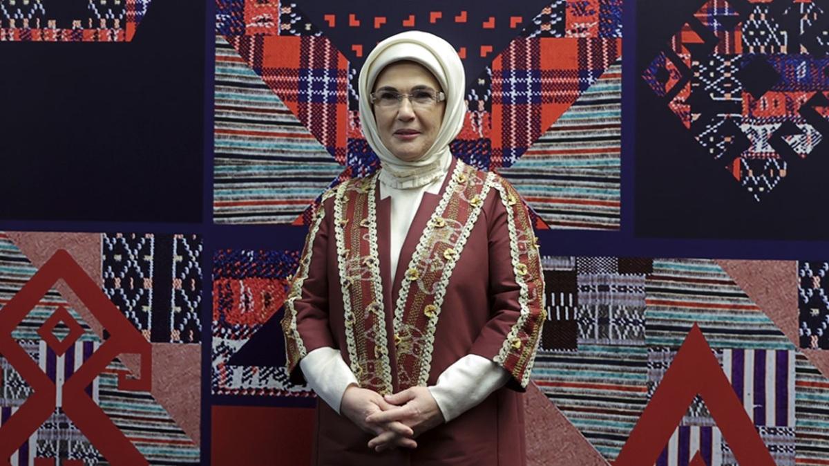 Türk dokumaları dünyaya açılıyor! Emine Erdoğan: Yok olmaya yüz tutan kültür yeniden ihya edilecek