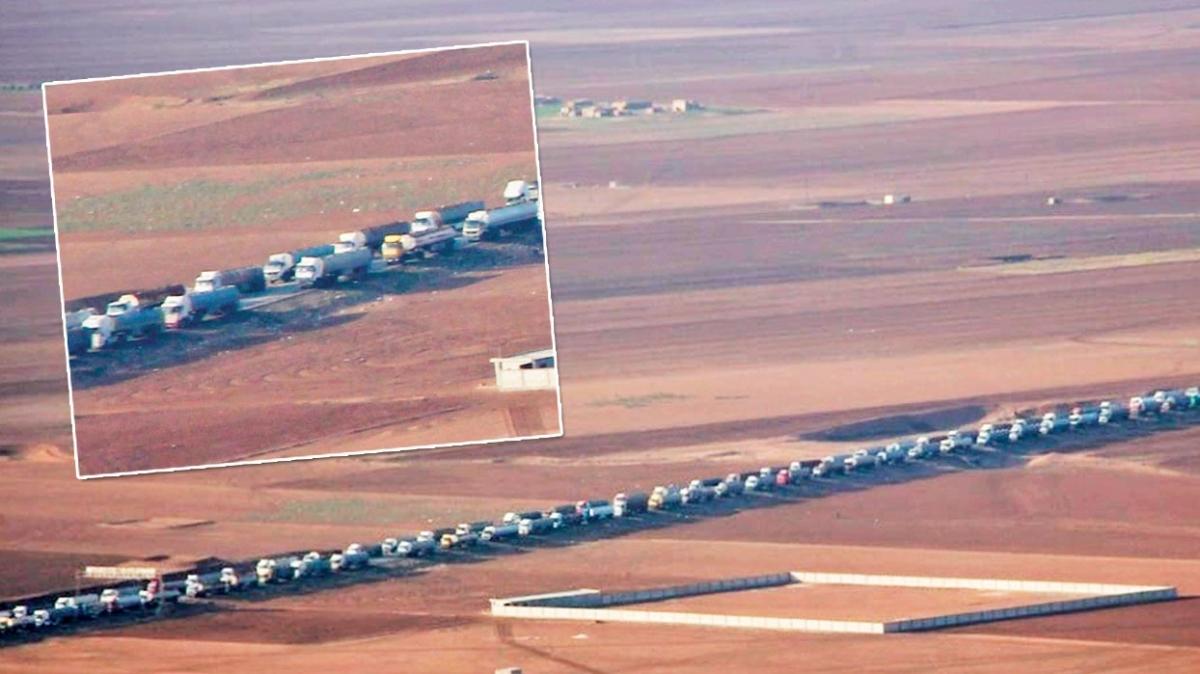YPG-ABD Suriye petrolünü böyle çalıyor! Hırsızlar konvoyu