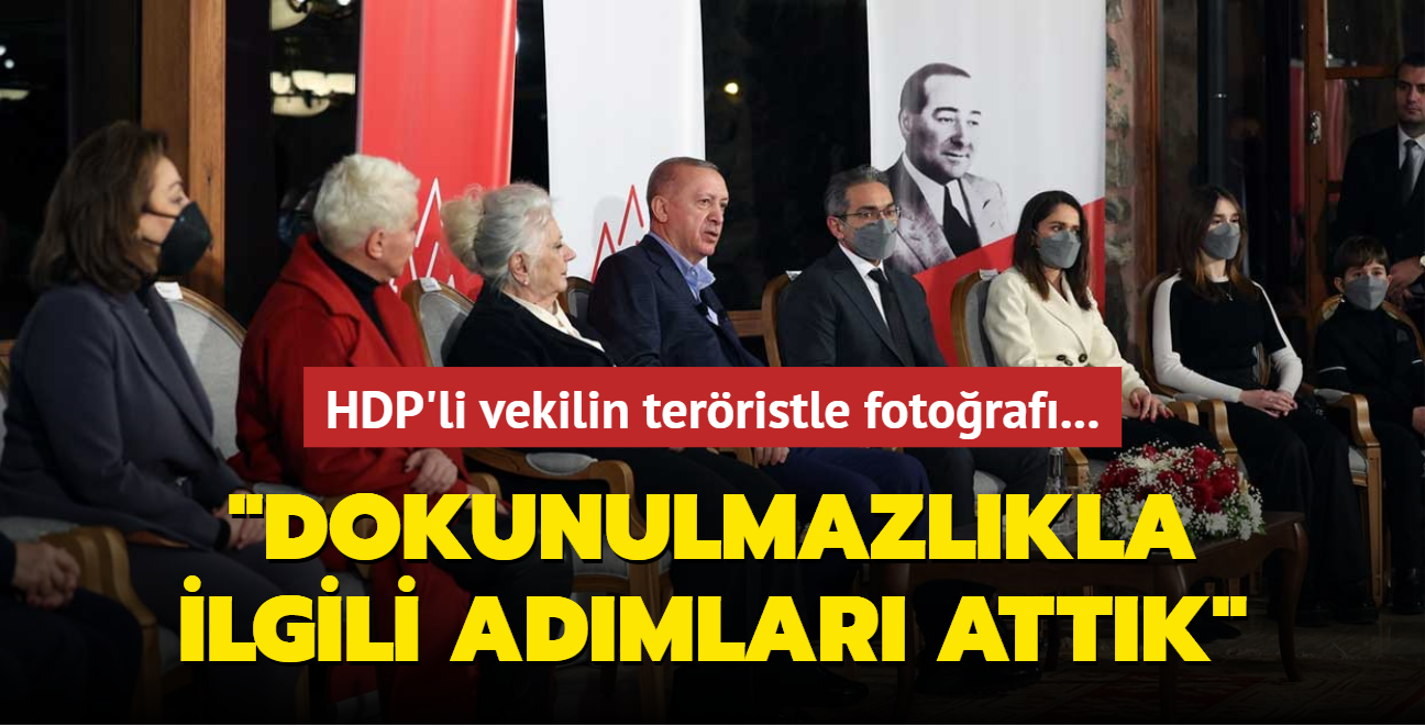 Bakan Erdoan'dan terrist ile fotoraf kan HDP'li vekil hakknda aklama