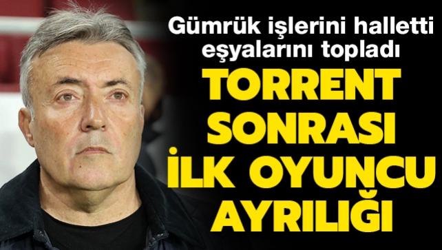 Torrent sonrası Galatasaray'da ilk ayrılık