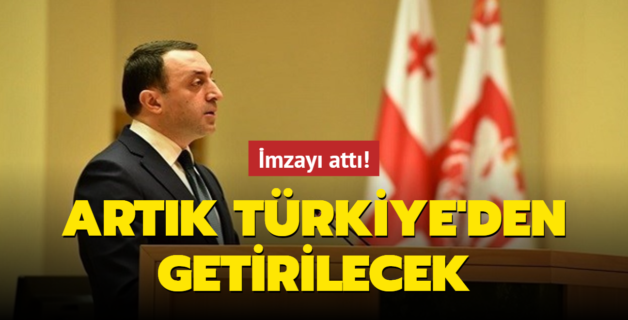 Grcistan Babakan Garibavili imzay att! lalar, Trkiye'den getirilecek