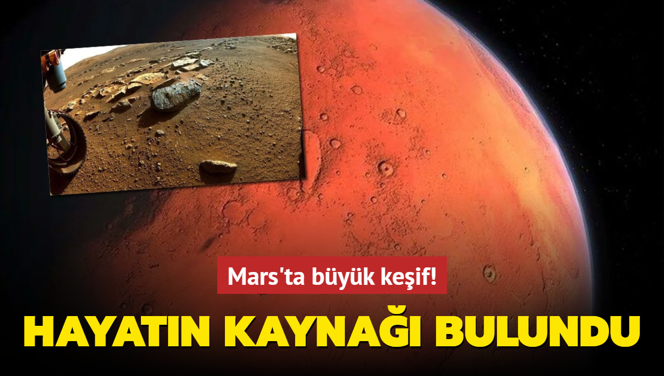 Mars'ta byk keif! Kzl Gezegen'de hayatn kayna karbon bulundu