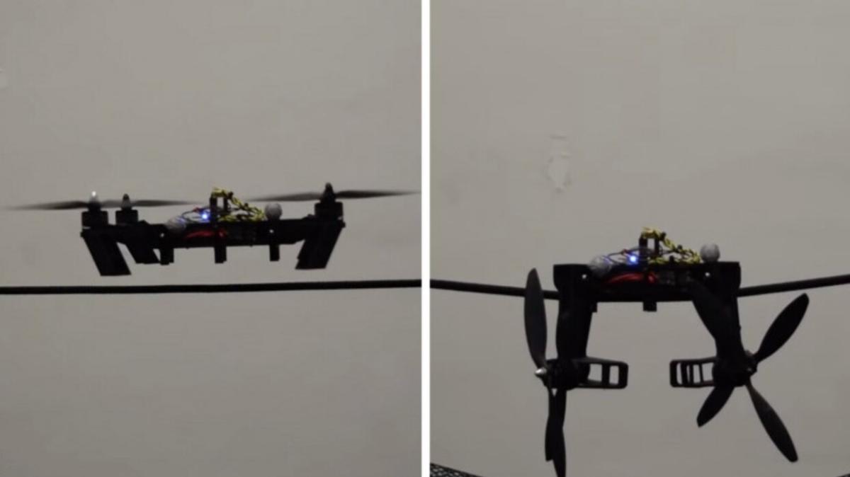Uu ortasnda ekil deitirebilen deneysel drone' gelitirildi