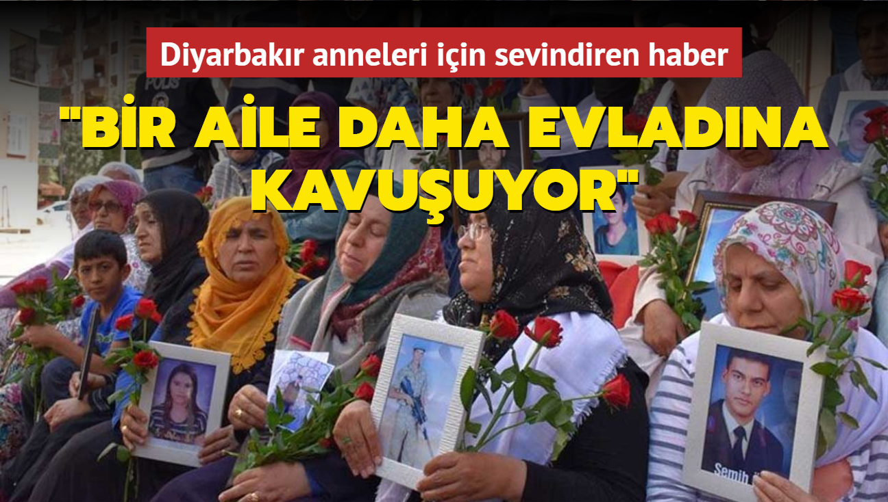 Diyarbakır anneleri için sevindiren haber: Bir aile daha evladına kavuşuyor