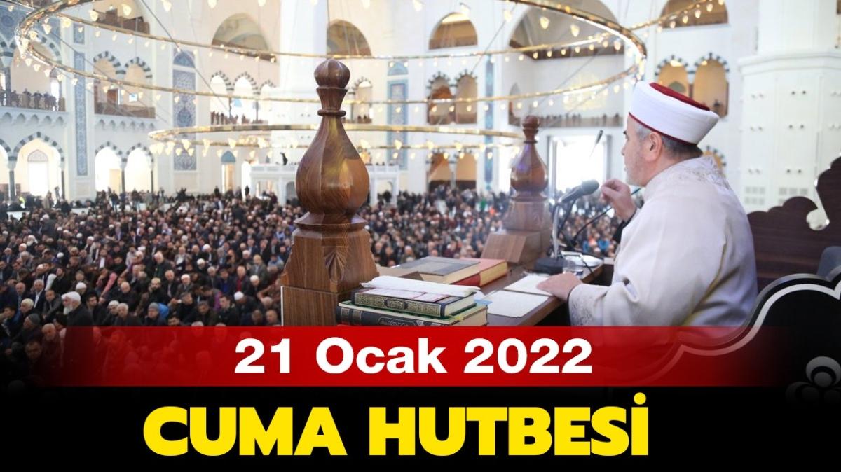 Diyanet Cuma Hutbesi konusu yaynland! Cuma Hutbesi konusu 21 Ocak 2022