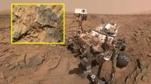 Kızıl Gezegen'de keşfedildi! Mars'ta bulunan gizemli ''mor kayaç'' yaşam belirtisi mi?