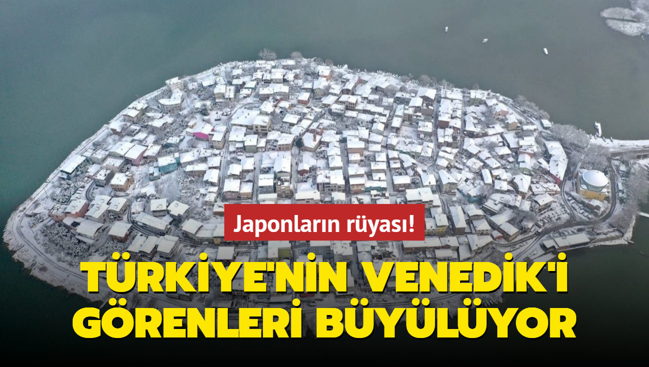 Japonların rüyası! Türkiye'nin Venedik'i görenleri büyülüyor