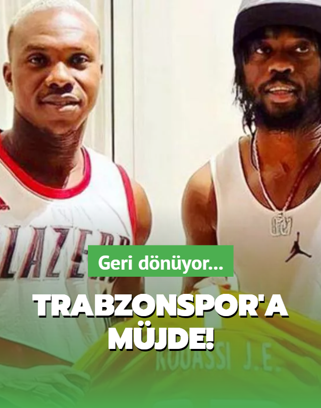 Trabzonspor'a müjdeli haber! Geri dönüyor
