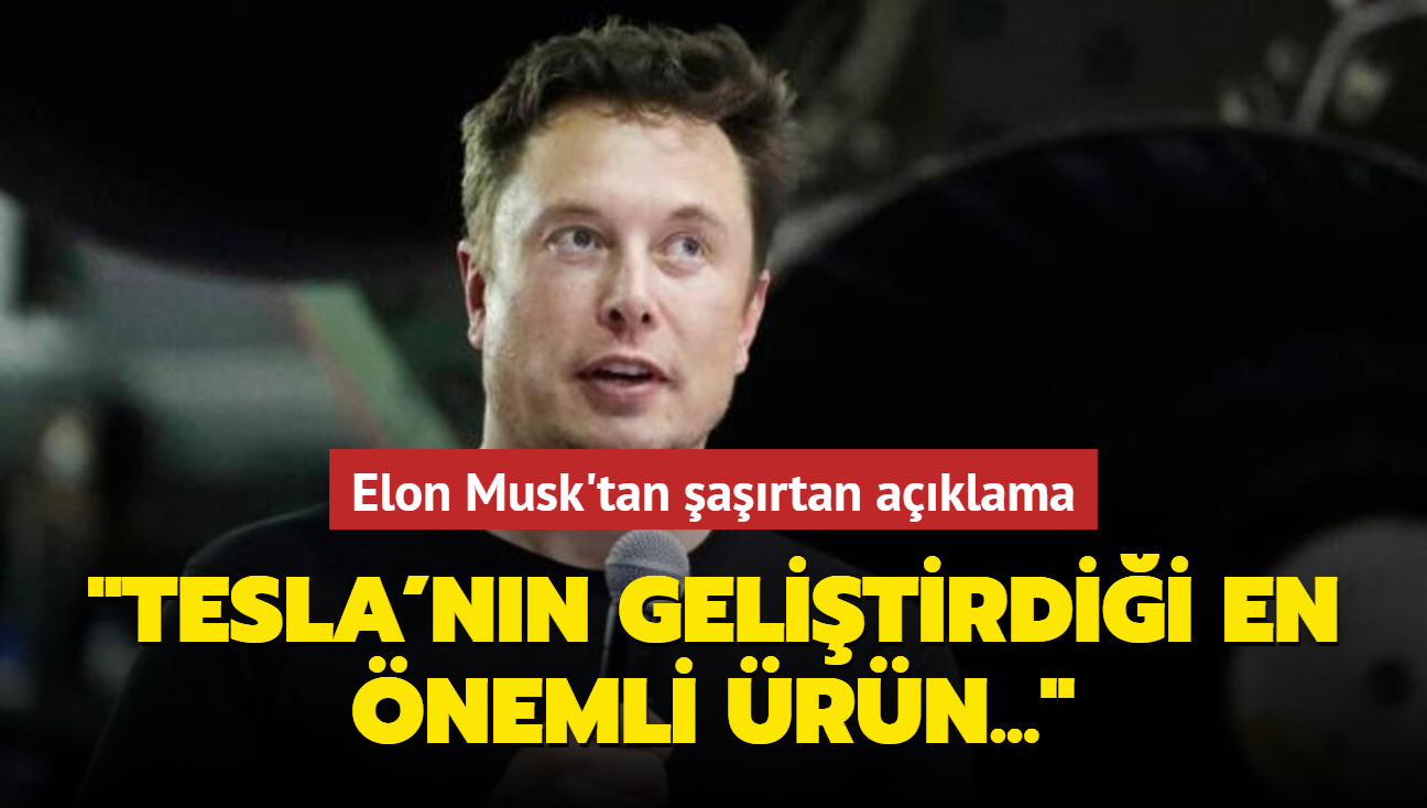 Elon Musk, Tesla'nn gelitirdii en nemli rn aklad