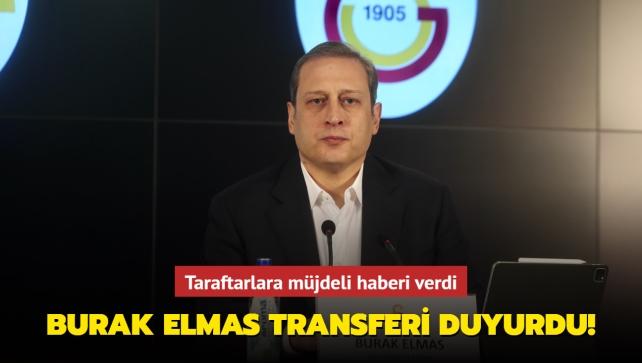 Ve Galatasaray'da Burak Elmas'tan beklenen transfer açıklaması geldi! Bir değil iki tane...