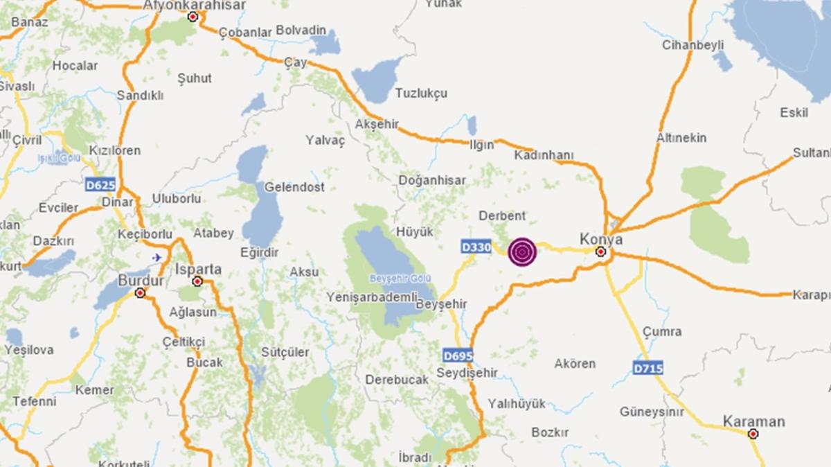 Son dakika deprem haberi: Konya Meram'da korkutan deprem!
