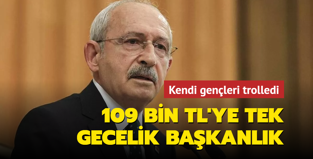 109 bin TL'ye tek gecelik bakanlk