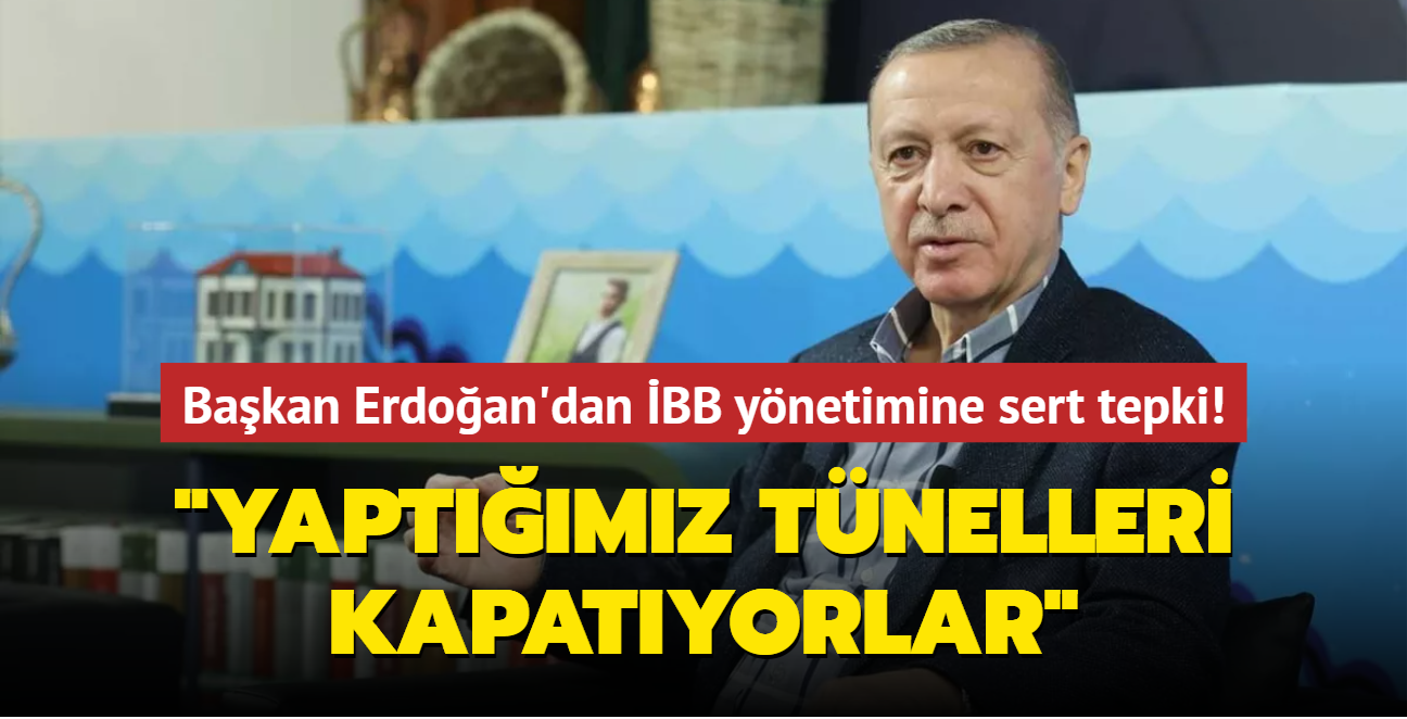 Başkan Erdoğan Trabzon'da gençlerle buluştu: CHP'li İBB yönetimine sert tepki! 'Yaptığımız tünelleri kapatıyorlar'