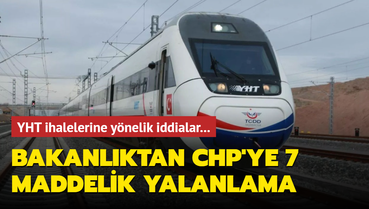 Bakanlktan CHP'ye 7 maddelik yalanlama! 'Bu zihniyet adalet nnde hesap verecektir'
