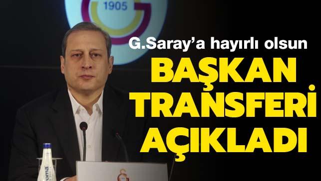 Burak Elmas Galatasaray'ın yeni transferini canlı yayında açıkladı