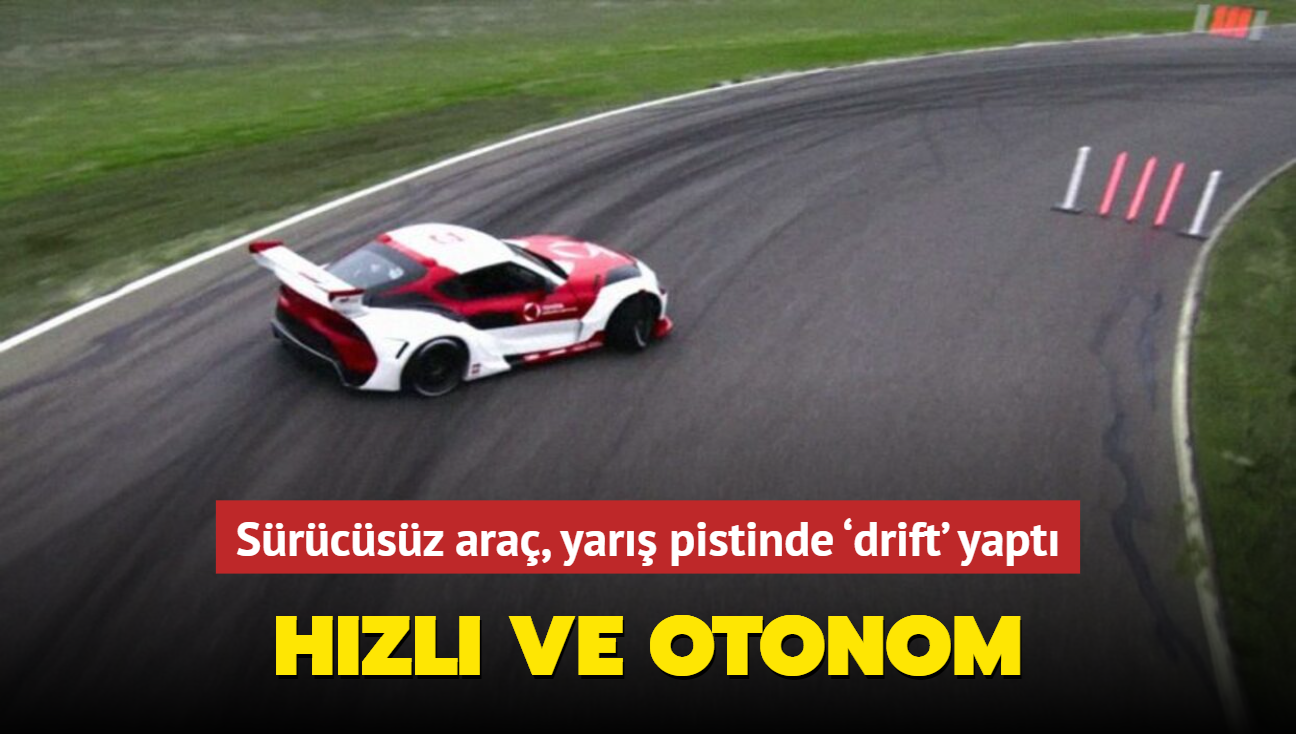 Hzl ve otonom: Srcsz ara, yar pistinde drift' yapt