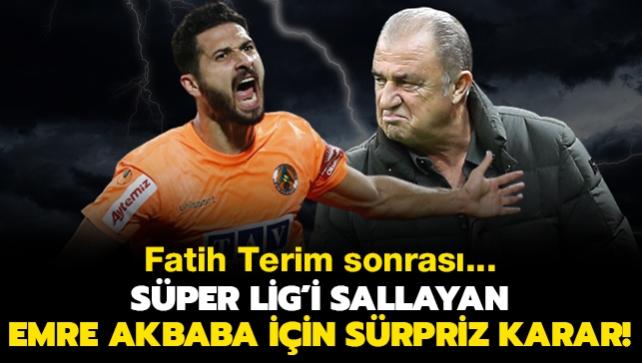 Süper Lig'i sallayan Emre Akbaba için sürpriz karar! Fatih Terim sonrası…