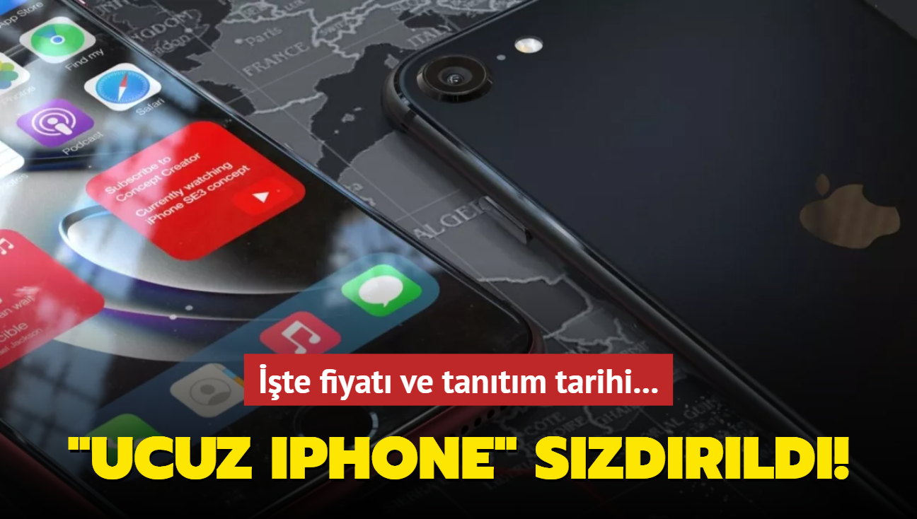 Ucuz iPhone SE 2022'nin fiyat ve tantm tarihi ortaya kt!