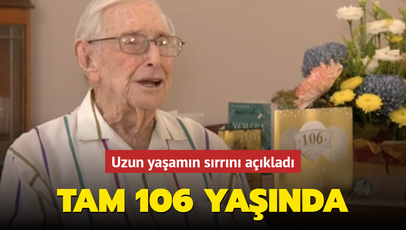 1916 ylnda dodu: Tam 106 yanda! Uzun yaamn srrn aklad