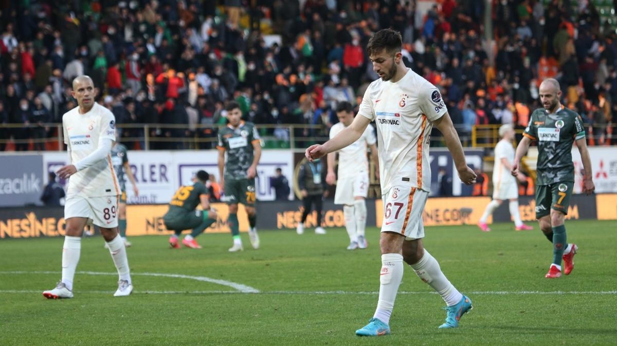 Galatasaray, ligde son 13 mata sadece 1 kez gld