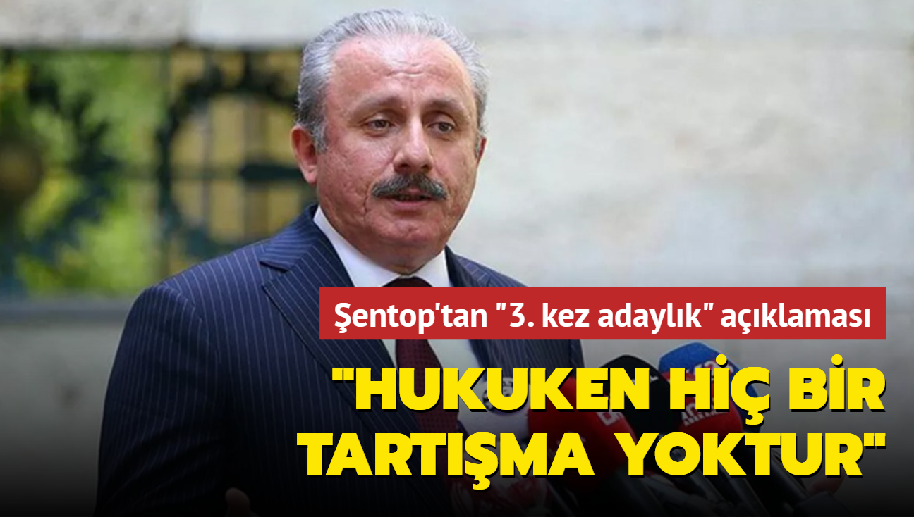 Meclis Bakan entop'tan '3. kez adaylk' aklamas