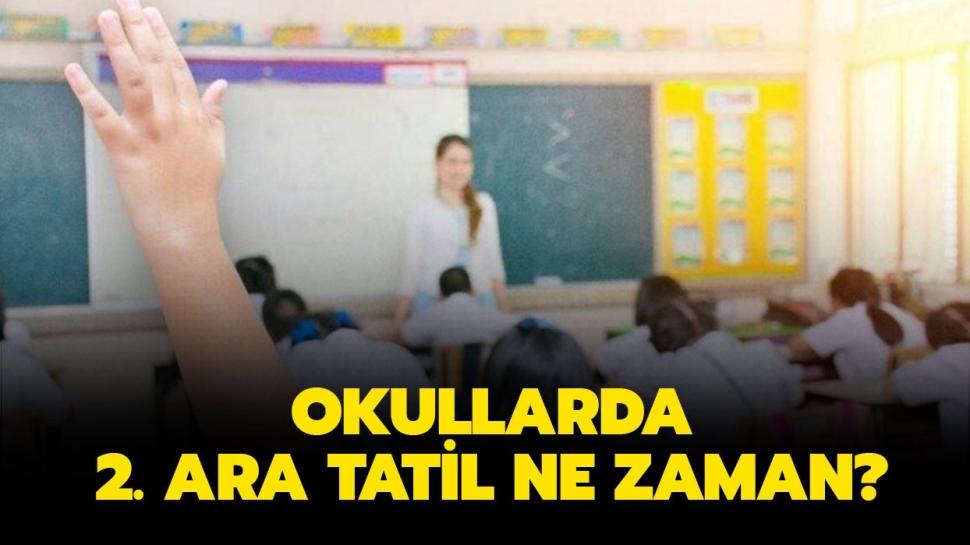 Okullarda ara tatil ne zaman?