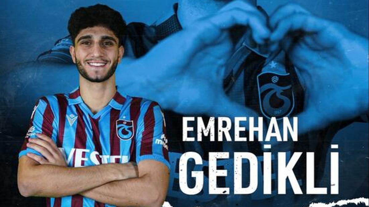 Trabzonspor, Emrehan Gedikli'yi kadrosuna kattn aklad