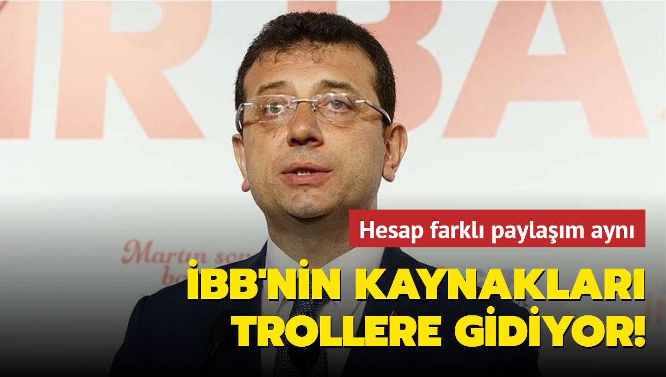 Hesap farkl paylam ayn: BB'nin kaynaklar trollere gidiyor!