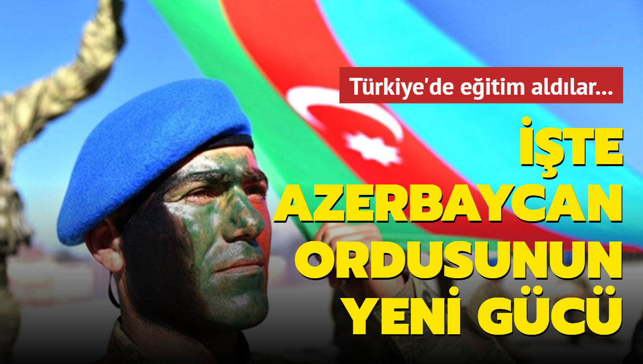 Trkiye'de eitim aldlar... te Azerbaycan ordusunun yeni gc