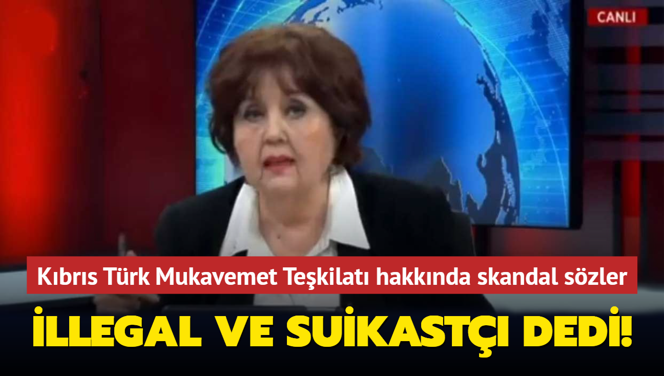 Halk TV sunucusu Ayenur Arslan'dan Kbrs Trk Mukavemet Tekilat hakknda skandal szler: llegal ve suikast dedi!