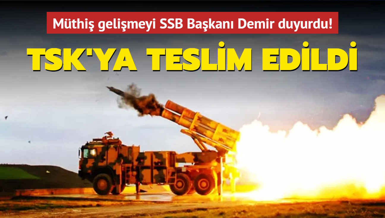 Türk Silahlı Kuvvetlerine K+ Füzesi teslimatı: 120 km menzile sahip...