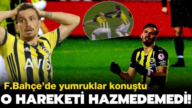 Mert Hakan Yandaş'ın hareketini Mergim Berisha hazmedemedi, Fenerbahçe'de yumruklar konuştu!