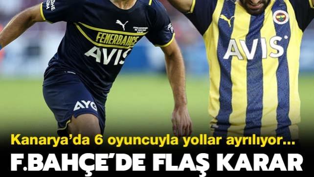 Fenerbahe'de ayrlklar pe pee gelecek! 6 isim birden...