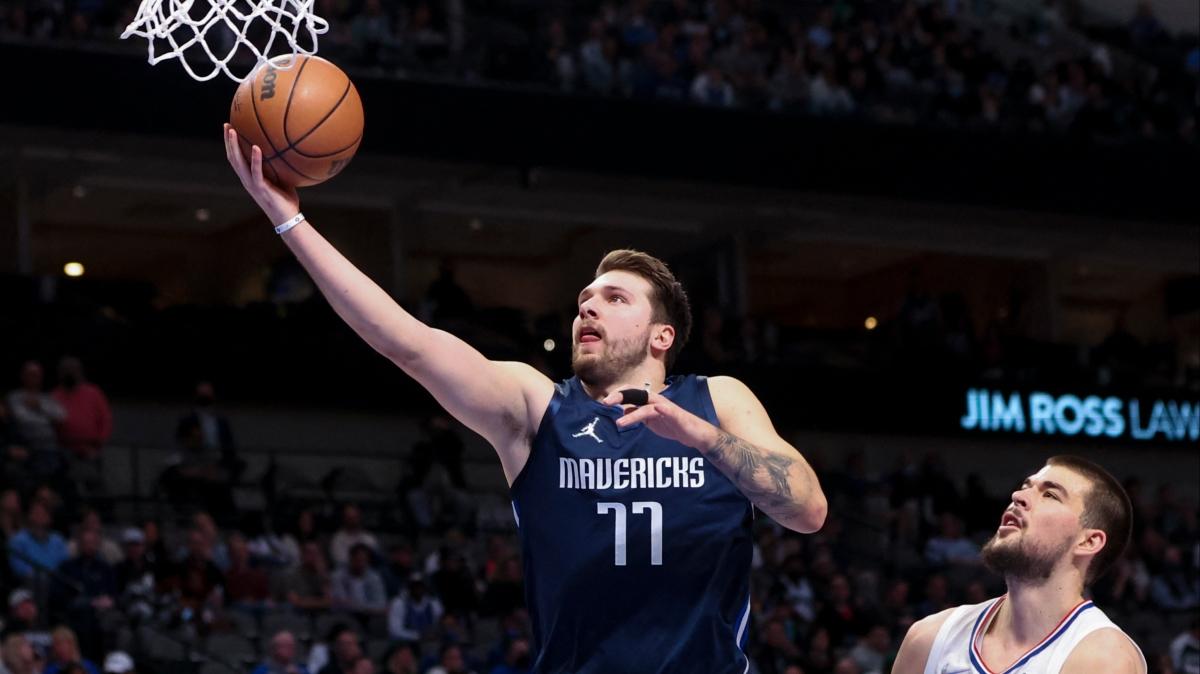 Luka Doncic 51 sayyla kariyer rekoru krd, Dallas Mevericks kazand